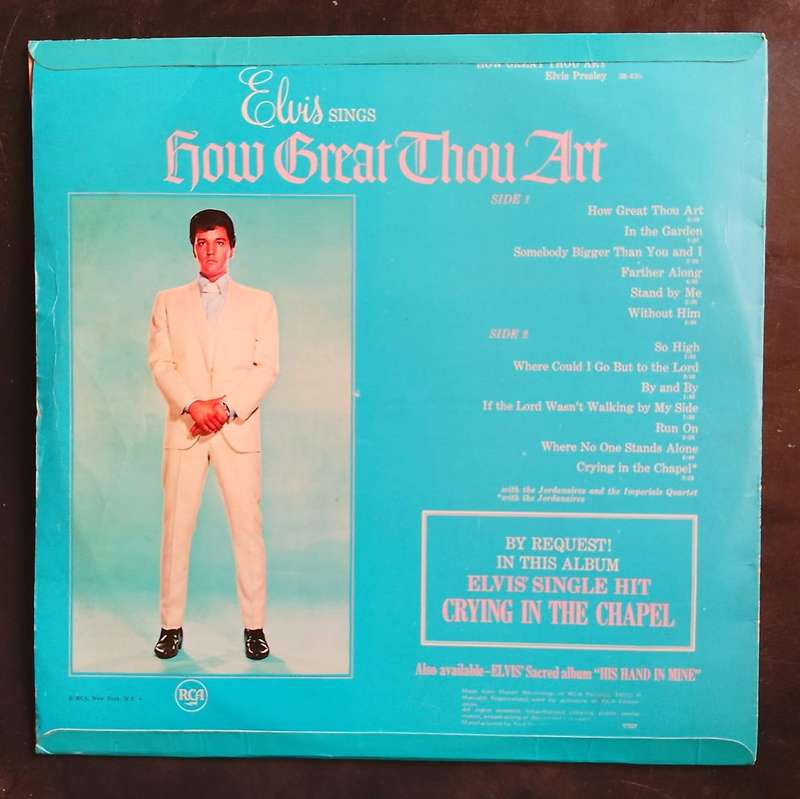 Elvis Presley - How Great Thou Art LP Vinyl Record