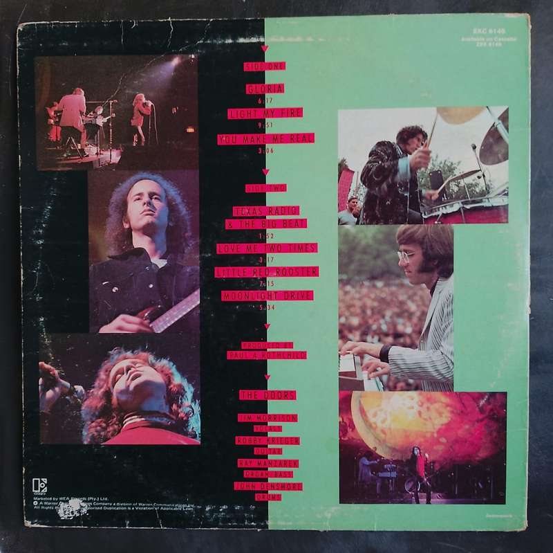 Doors - Alive, She Cried LP Vinyl Record