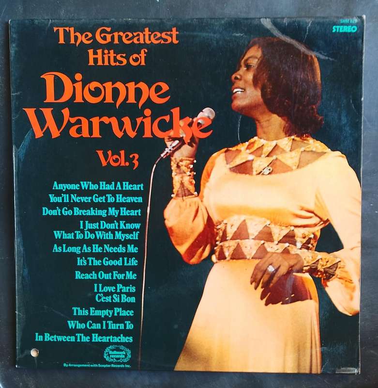 Dionne Warwicke - The Greatest Hits Of Dionne Warwicke Vol. 3 LP Vinyl Record - UK Pressing