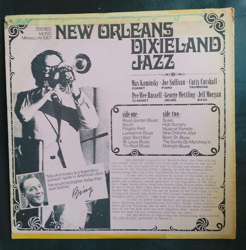 New Orleans Dixieland Jazz LP Vinyl Record - UK Pressing