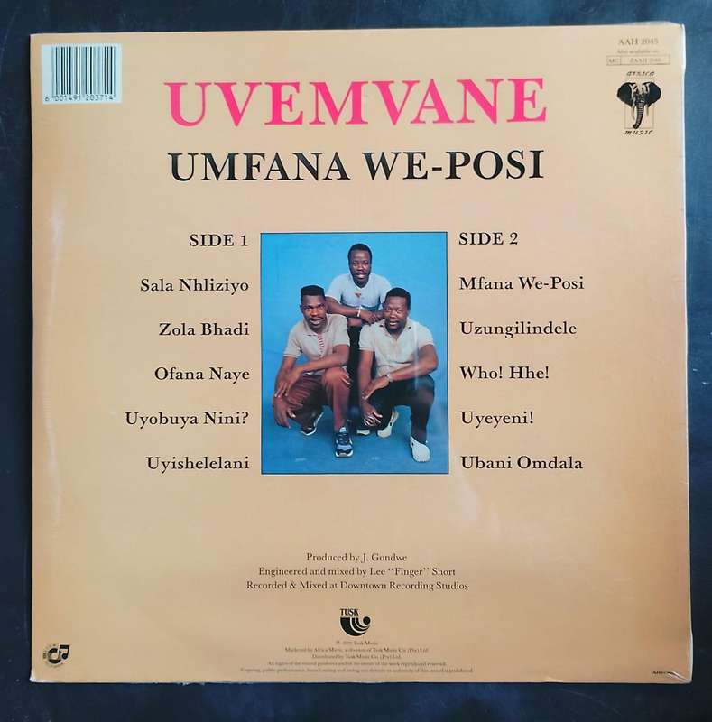 uVemvane - Umfana We-Posi LP Vinyl Record (New & Sealed)