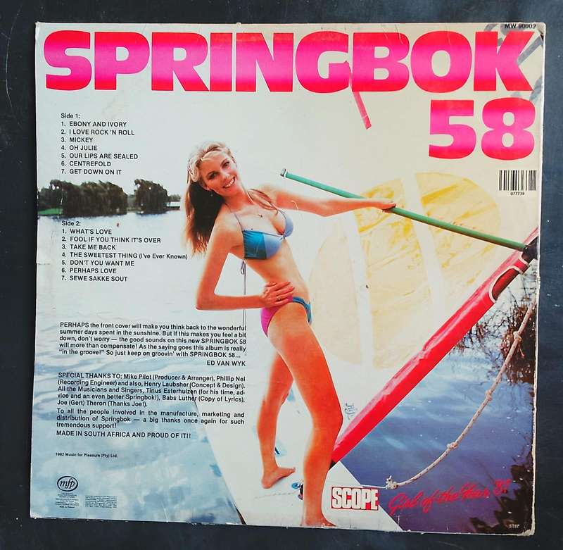 Springbok Hit Parade Vol.58 LP Vinyl Record