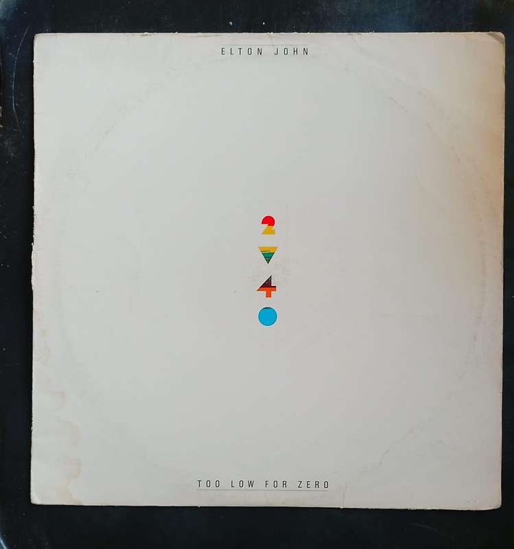 Elton John - Too Low For Zero LP Vinyl Record