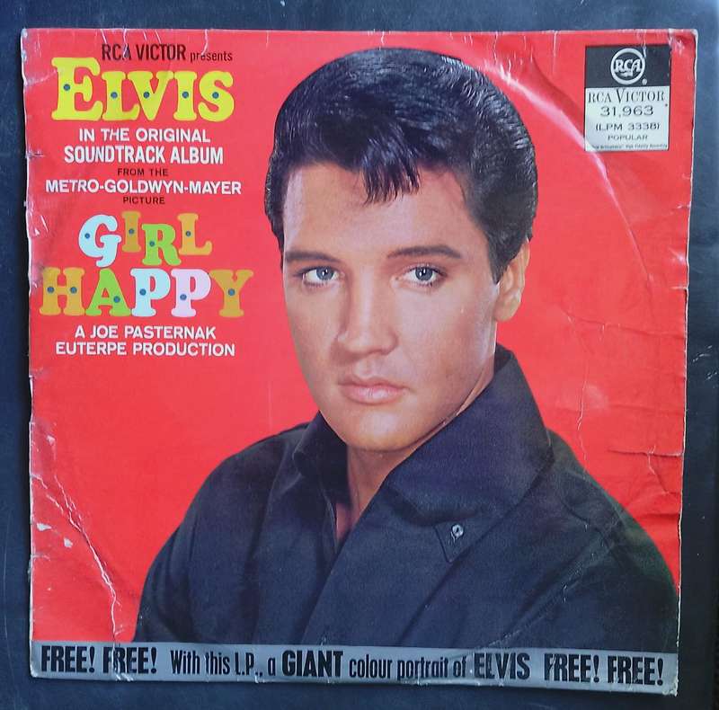 Elvis Presley - Girl Happy LP Vinyl Record