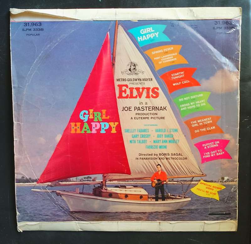 Elvis Presley - Girl Happy LP Vinyl Record