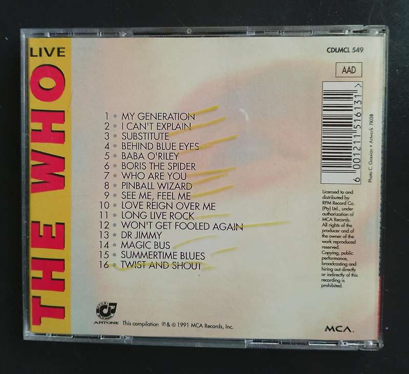 The Who - The Collection - The Who Live (CD)