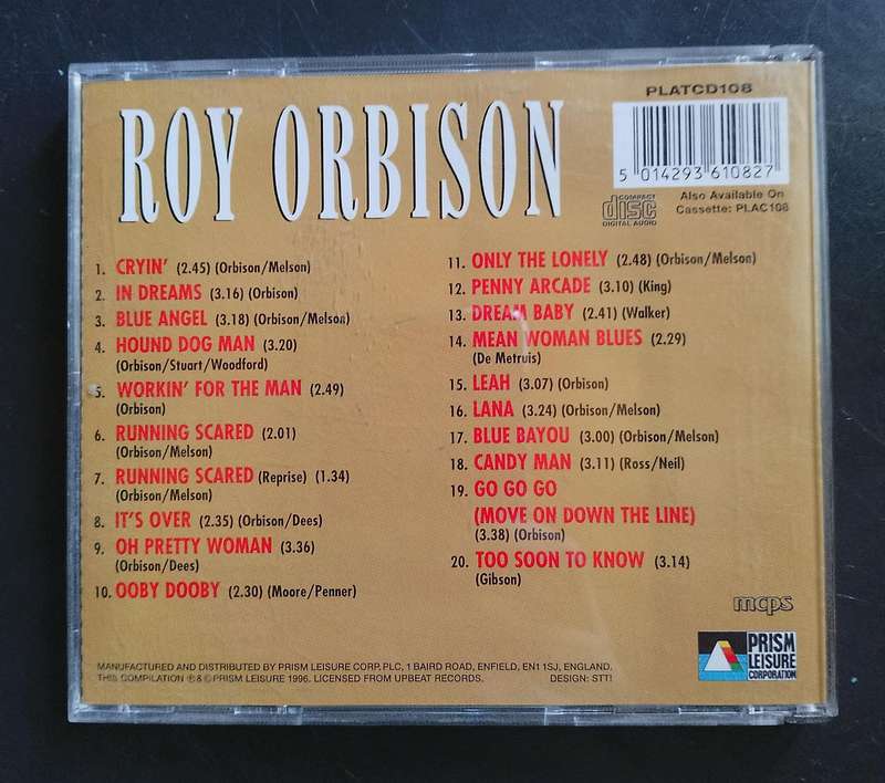 Roy Orbison - In Dreams - The Concert Collection (CD)