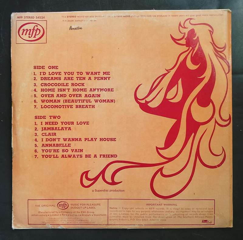 Springbok Hit Parade Vol.9 LP Vinyl Record