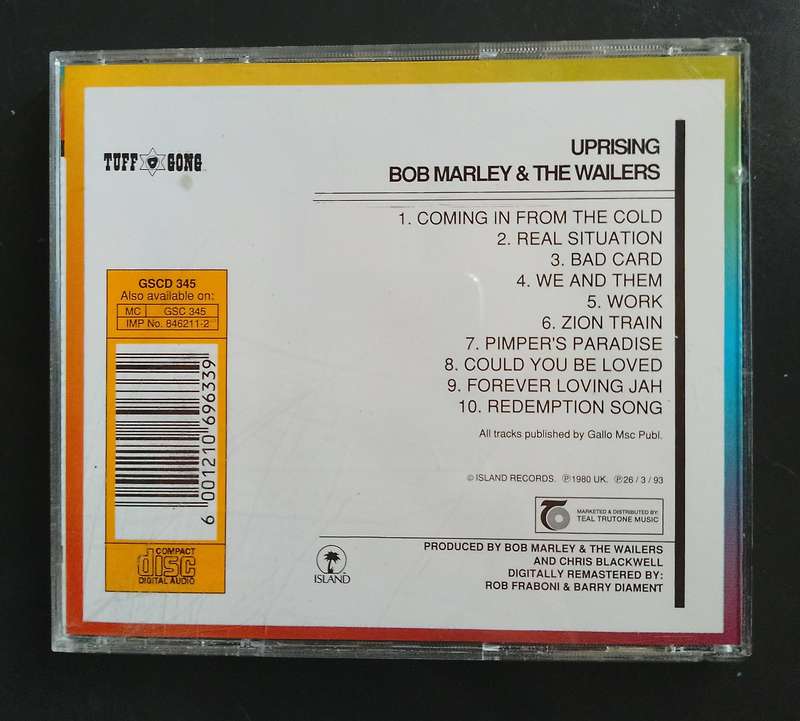 Bob Marley & The Wailers - Uprising (CD)