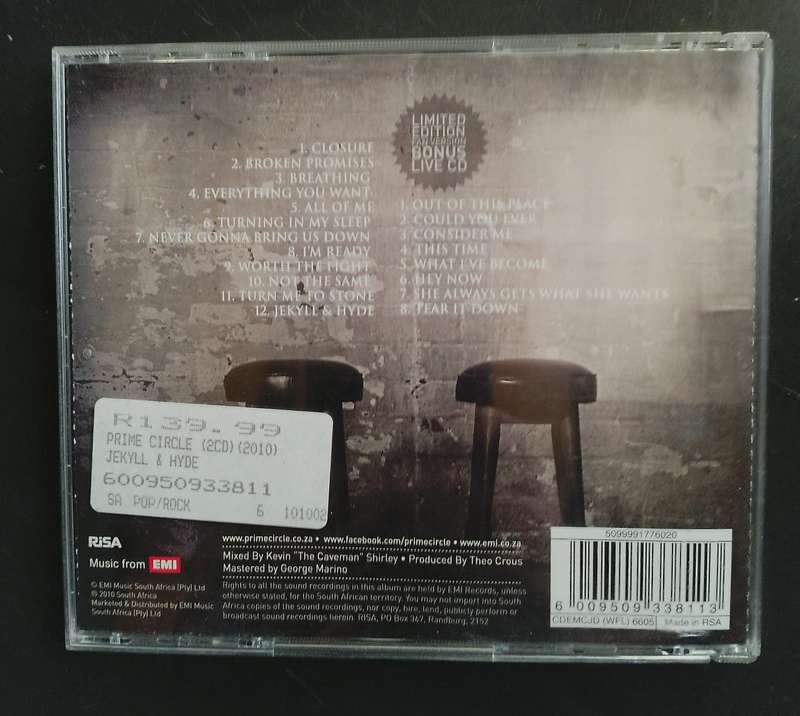 Prime Circle - Jekyll & Hyde (2 CD Set)