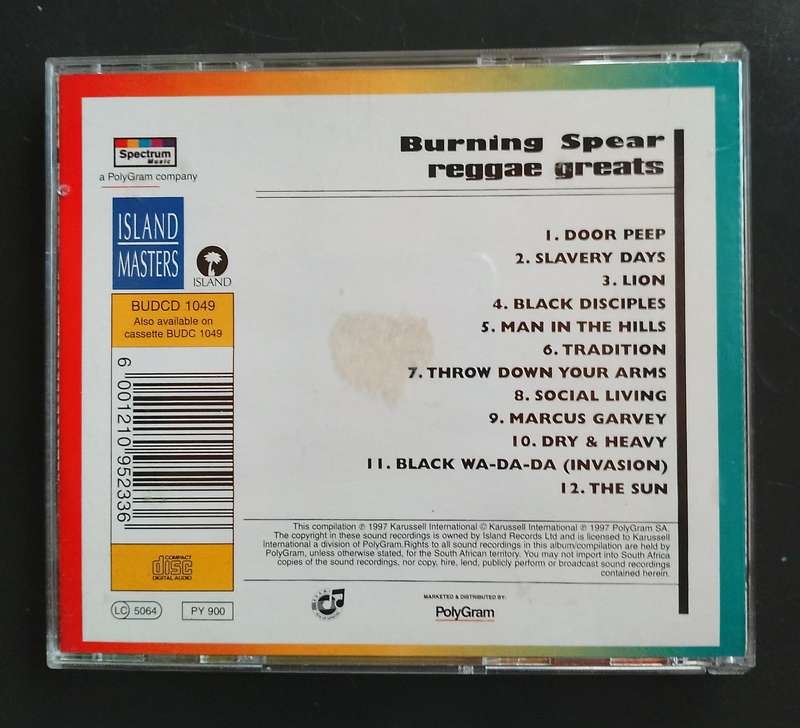 Burning Spear - Reggae Greats (CD)