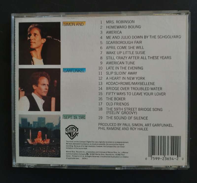Simon and Garfunkel - The Concert in Central Park (CD)