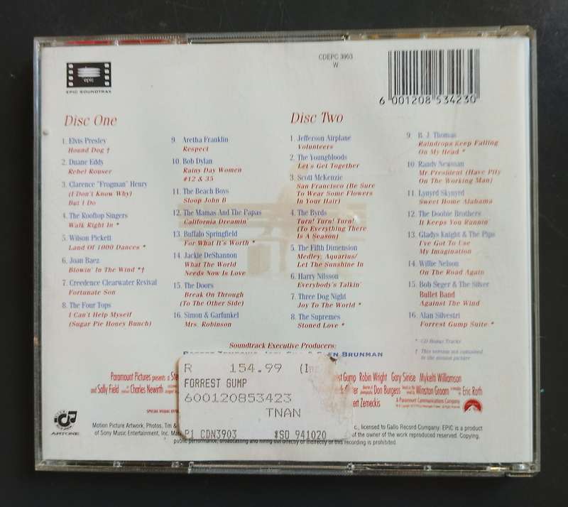 Forrest Gump (The Soundtrack) (2 CD Set)