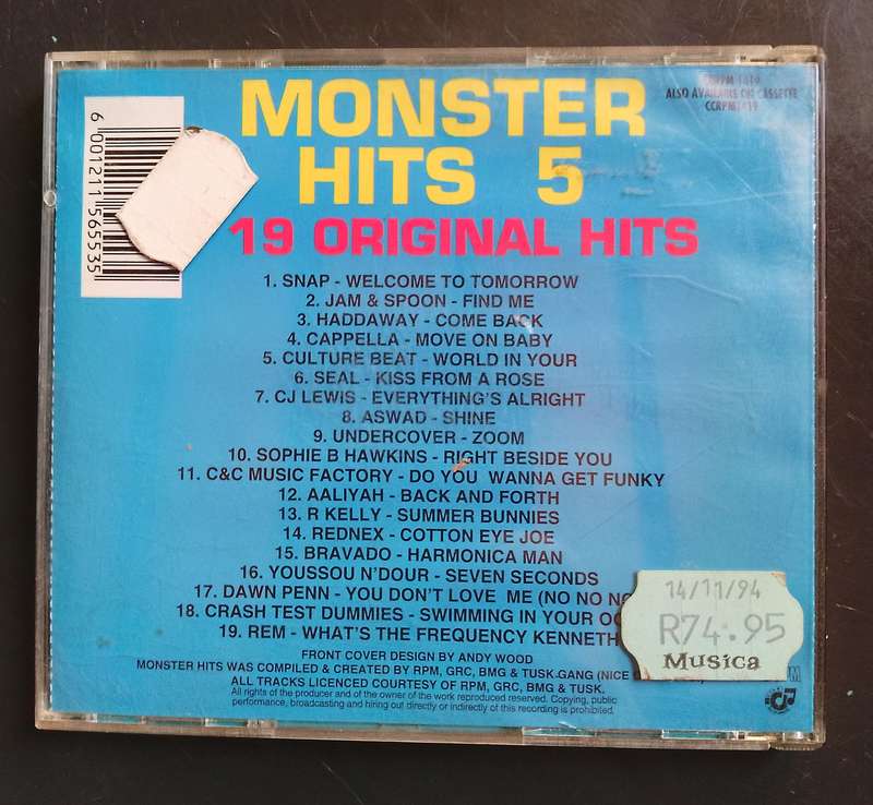 Monster Hits 5 (CD)