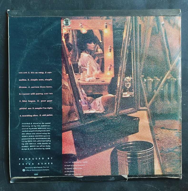 Linda Ronstadt - Simple Dreams LP Vinyl Record