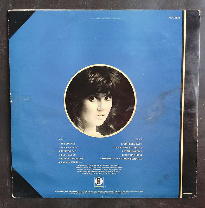 Linda Ronstadt Greatest Hits Volume Two LP Vinyl Record