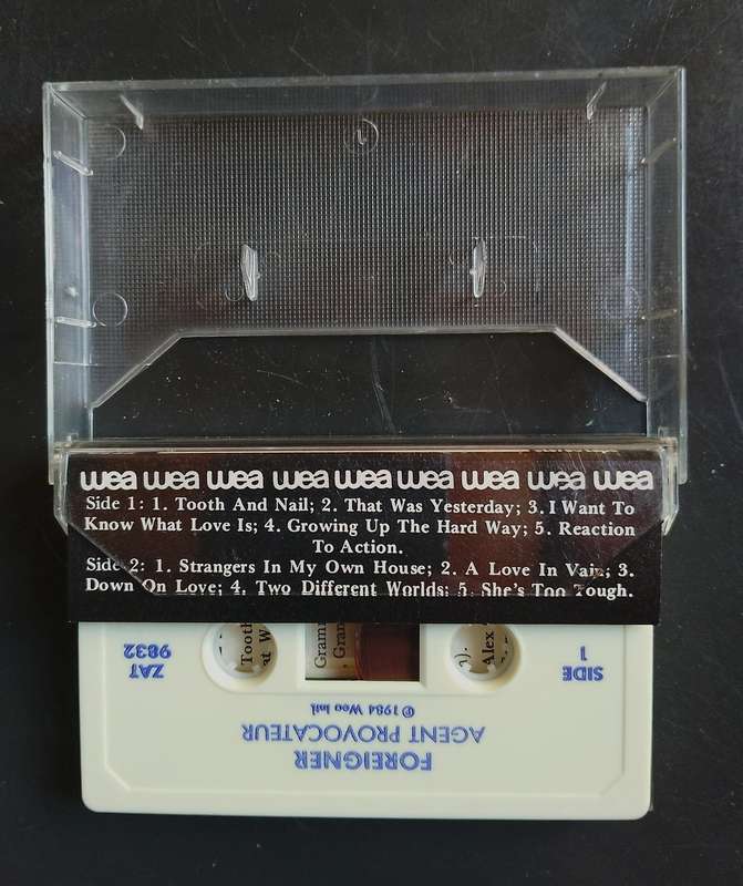 Foreigner - Agent Provocateur Cassette Tape