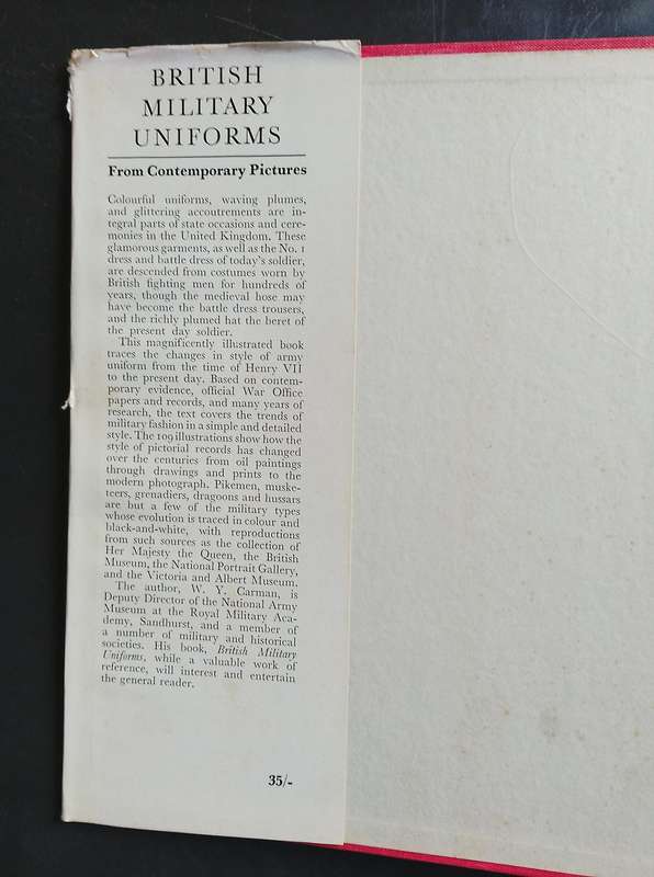 British Military Uniforms From Contemporary Pictures by W.Y. Carman (Hardcover)