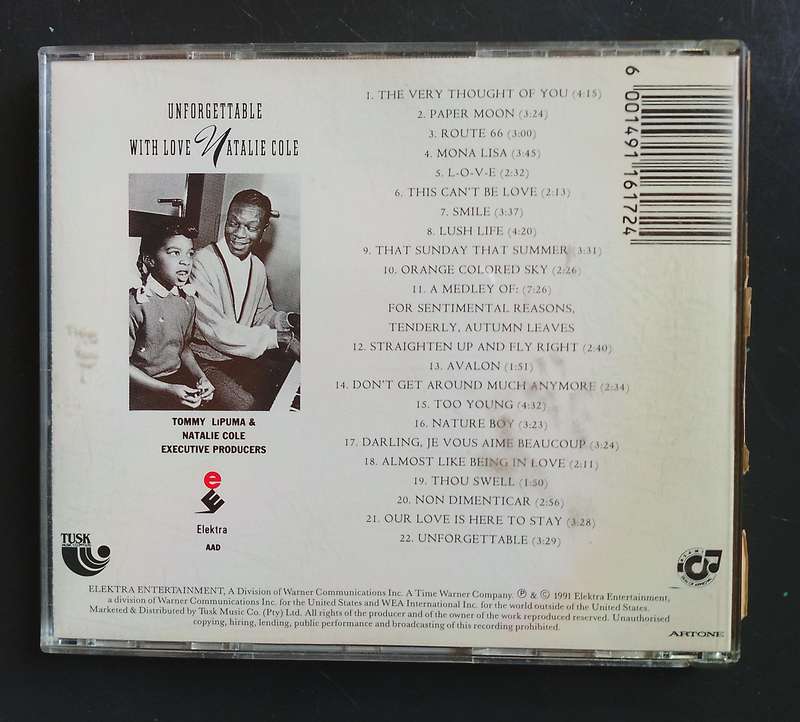 Natalie Cole - Unforgettable With Love (CD)