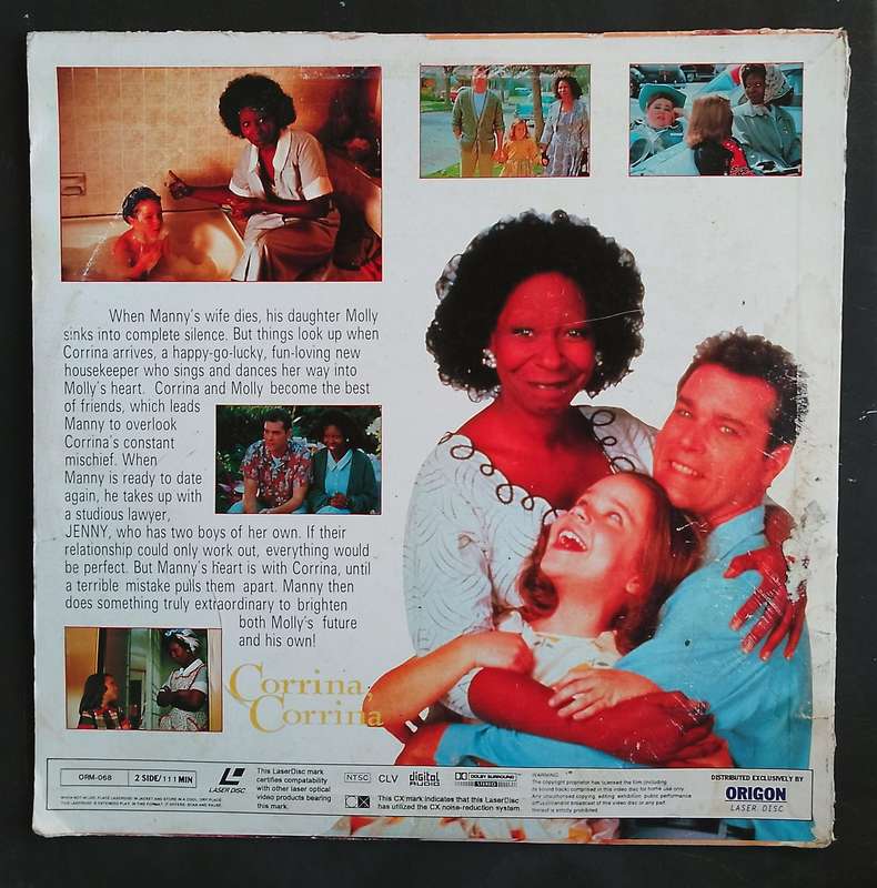 Corrina, Corrina - Whoopi Goldberg & Ray Liotta Laser Disc