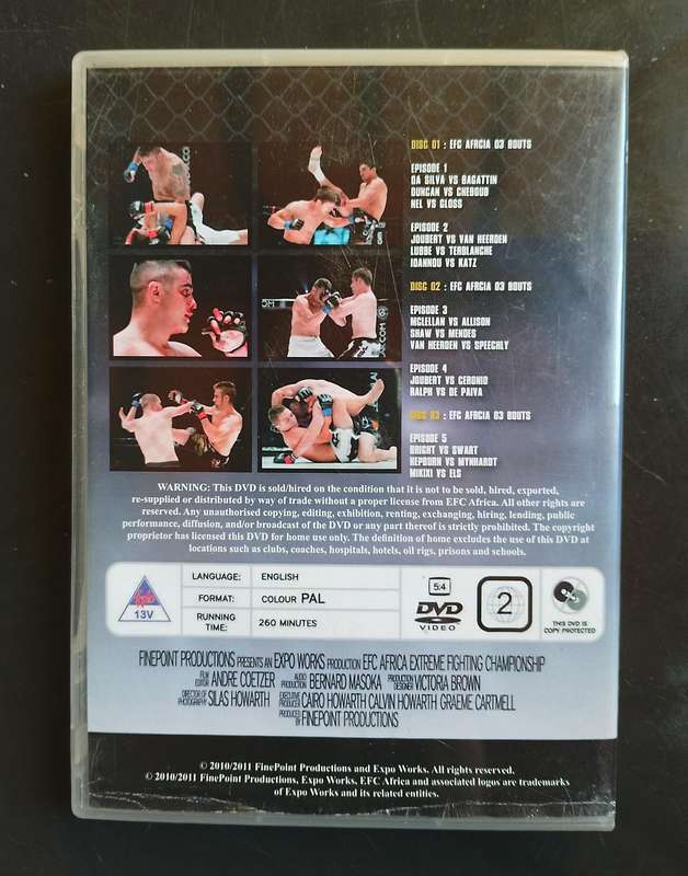 EFC Africa 03 - Fight For The Title (3 DVD Set)