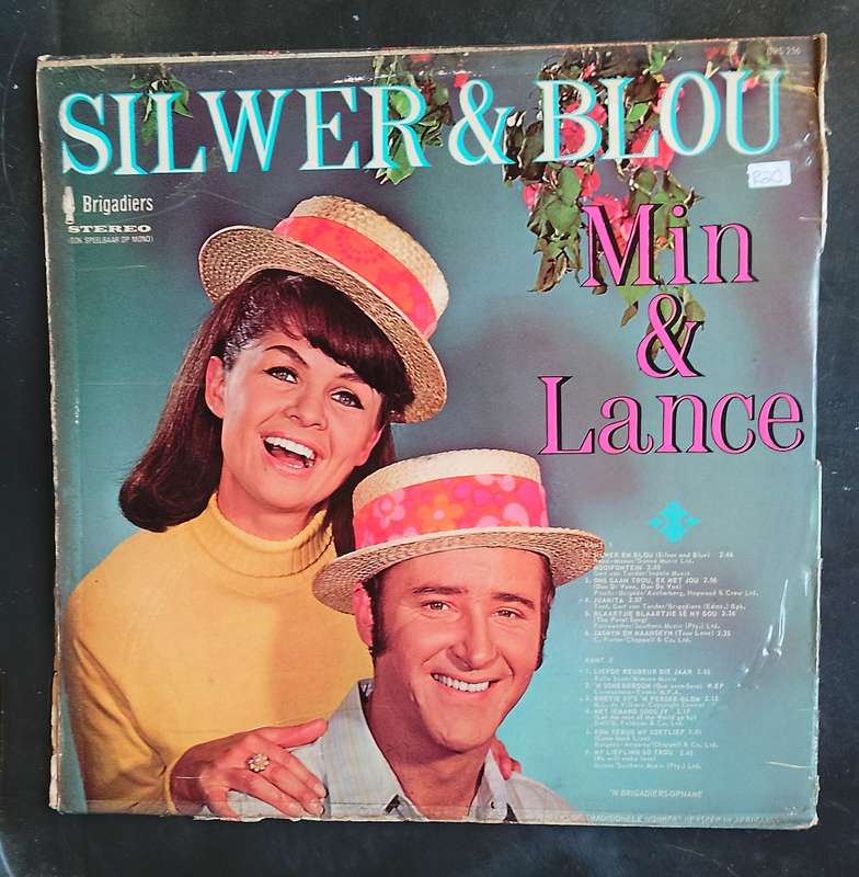 Min & Lance - Silwer & Blou LP Vinyl Record