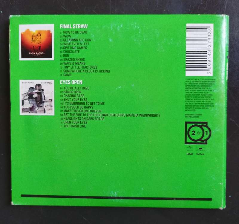 Snow Patrol - Final Straw + Eyes Open (2 CD Set)