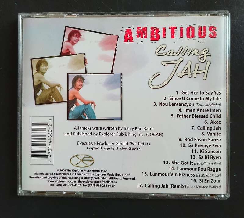 Ambitious - Calling Jah (CD)