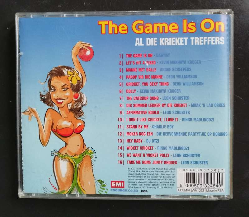 The Game Is On - Al Die Krieket Treffers (CD)