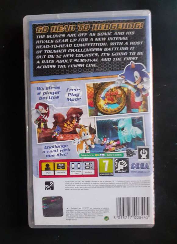 Sonic Rivals 2 PSP Game