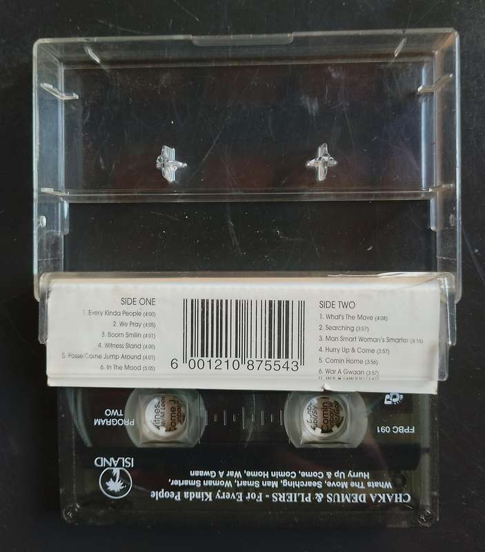 Chaka Demus & Pliers - For Every Kinda People Cassette Tape