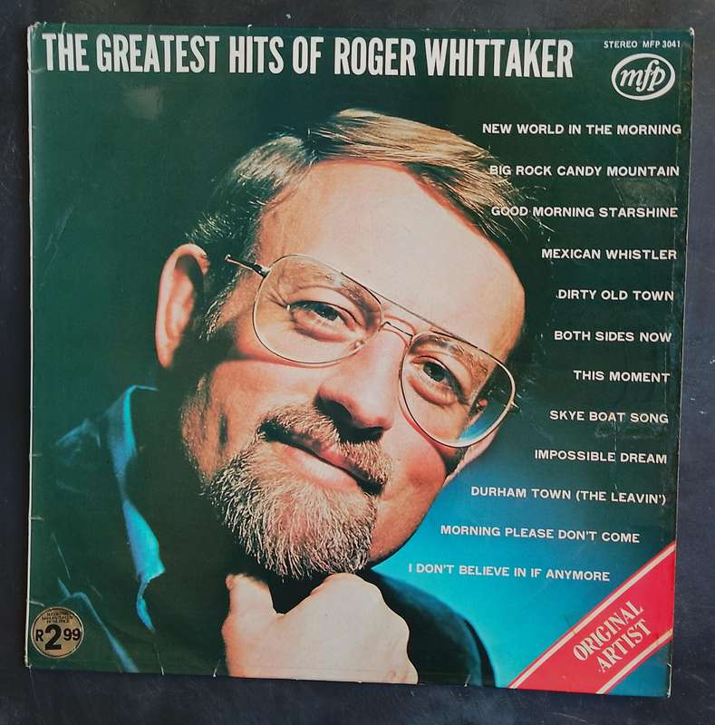 Roger Whittaker - The Greatest Hits of Roger Whittaker LP Vinyl Record