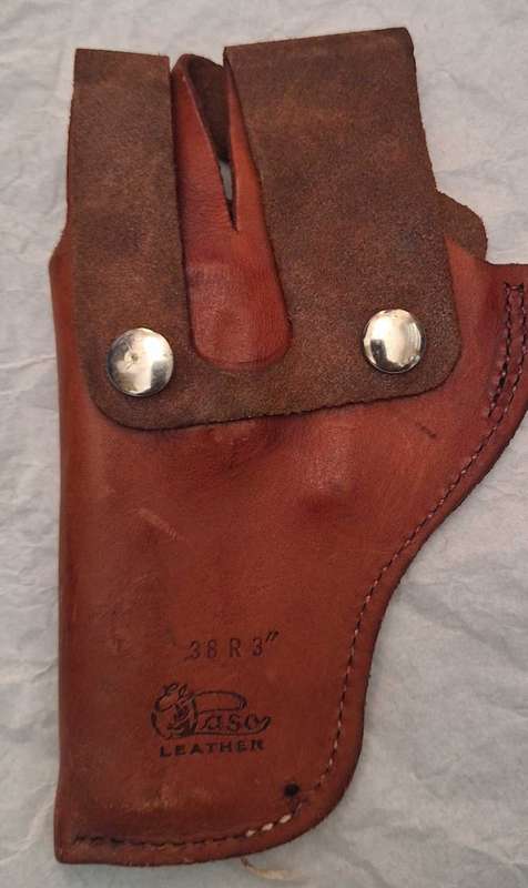 Leather Gun Holster .38R3 by EL PASO LEATHER