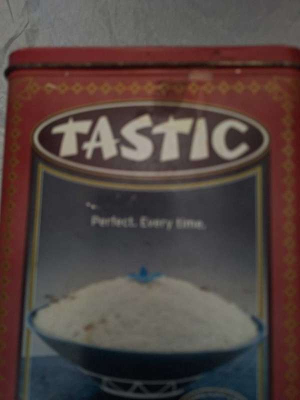 TASTIC RICE TIN COLLECTABLE