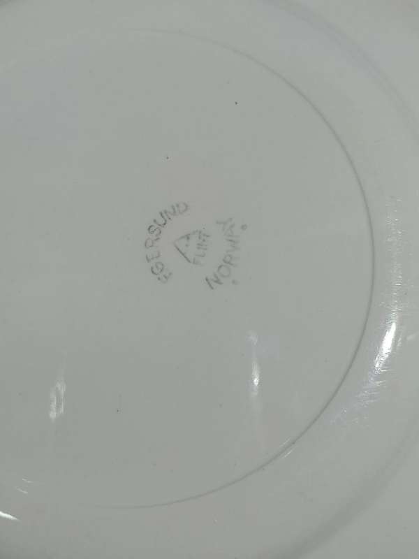 EGERSUND NORWAY BLACK PHEASANT DINNER PLATE