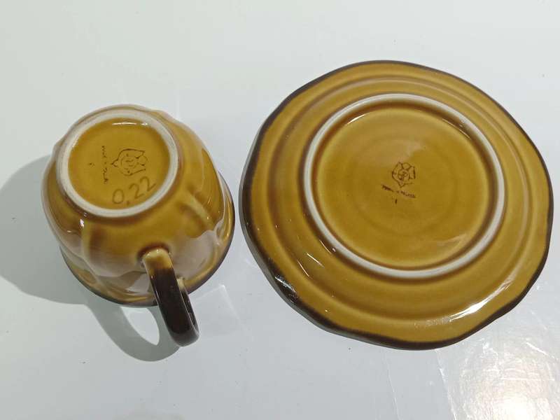 VINTAGE CUP AND SAUCER MADE IN POLAND