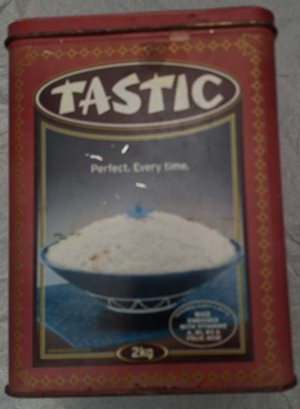 TASTIC RICE TIN COLLECTABLE