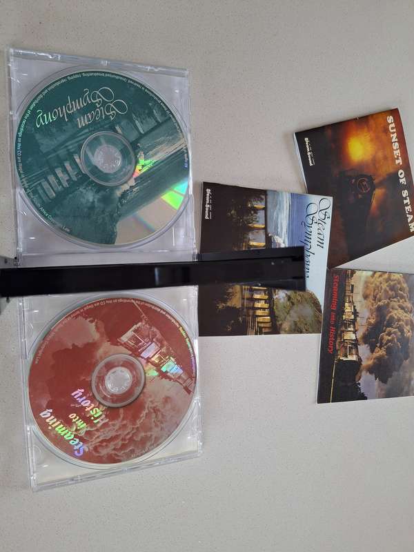 STEAMING INTO HISTORY   SYMPHONY OF STEAM    SOUTH AFRICAN RAILWAYS   X 3 CD