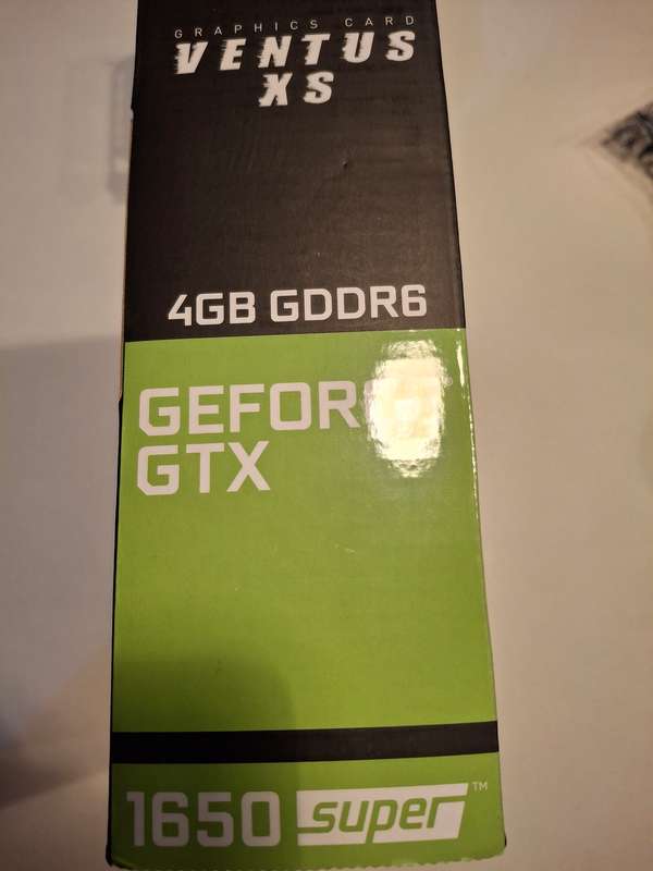 MSI GTX 1650 Super Ventus XS OC Edition Nvidia GeForce GTX 1650  4GB