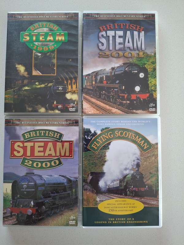 BRITISH STEAM RAILWAY  DVD X 4