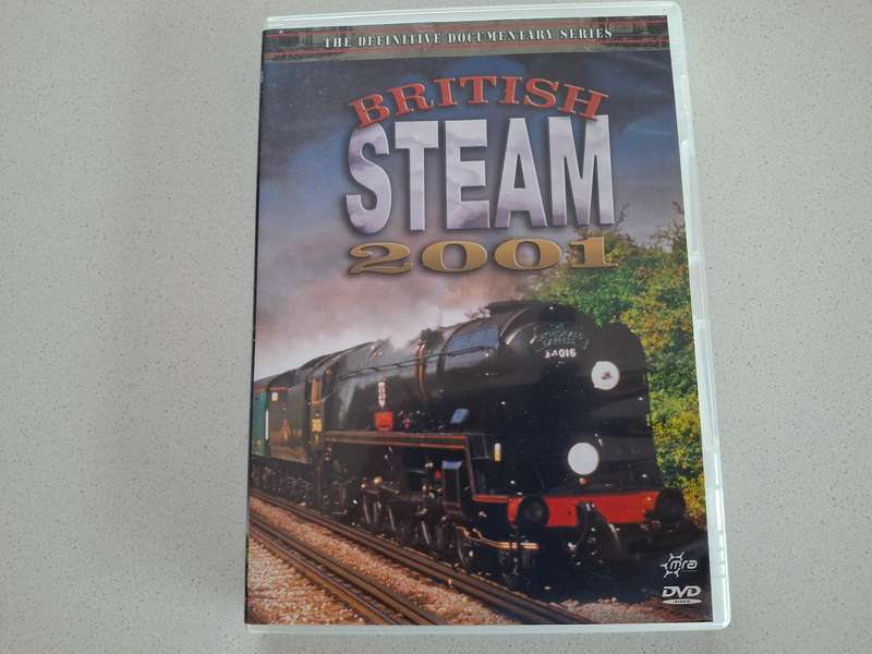 BRITISH STEAM 2001   RAILWAY  DVD