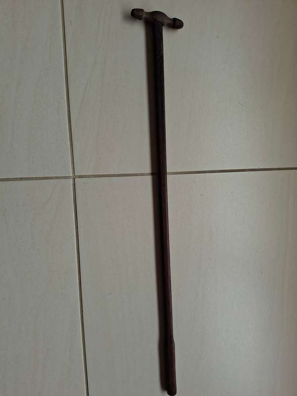 Vintage railway wheel tapper's hammer
