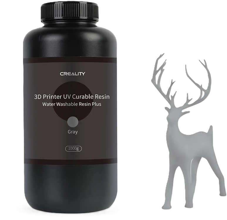Creality Water Washable Resin Plus 1kg Grey