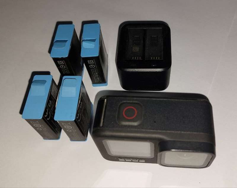GoPro 9 Black Camera with 3 Batteries and Charger
