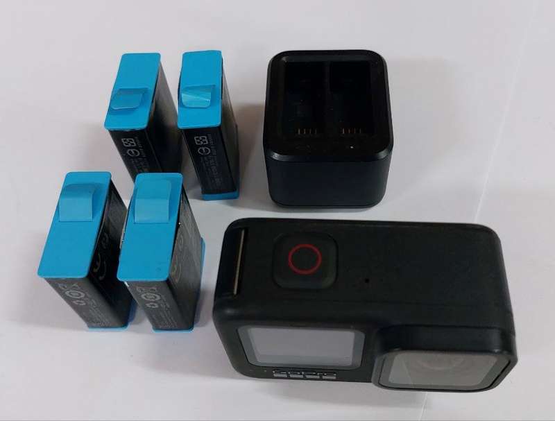 GoPro 9 Black Camera with 3 Batteries and Charger