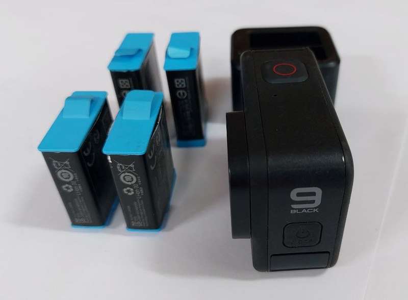 GoPro 9 Black Camera with 3 Batteries and Charger