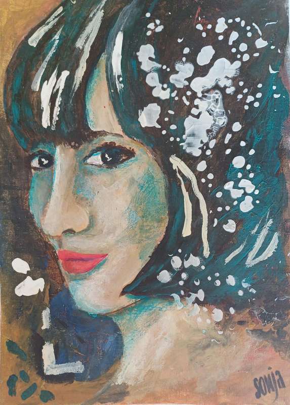 Untitled 11 -  Acrylics & Mixed Media on canvas sheet