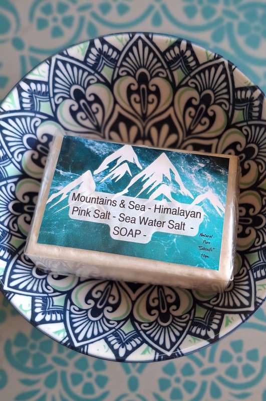 Natural handmade Himilayan salt soaps (90 grams)