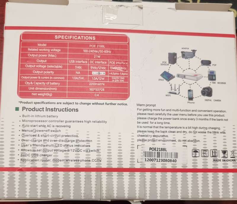 FIVVO mini UPS