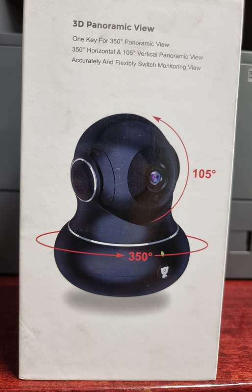 Littlelf  Security Camera (White) (for repairs or parts)